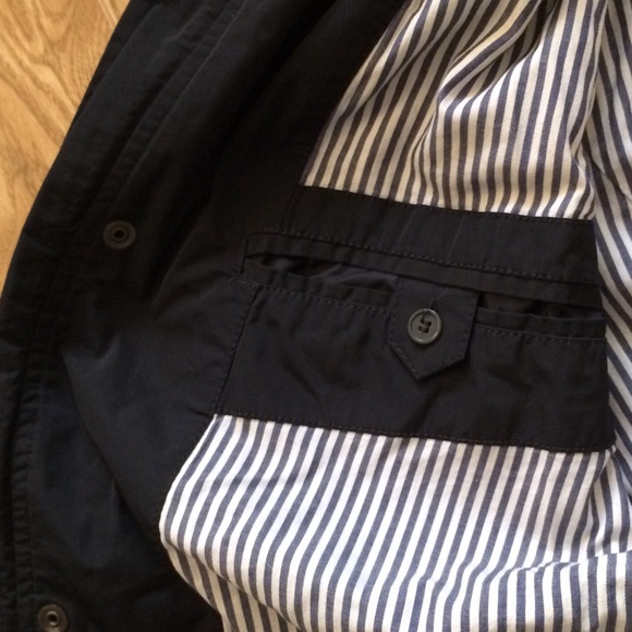 SAINT JAMES Classic Men's Black Water Resistant, Lined Sailing Jacket in Small - Picture 12 of 14